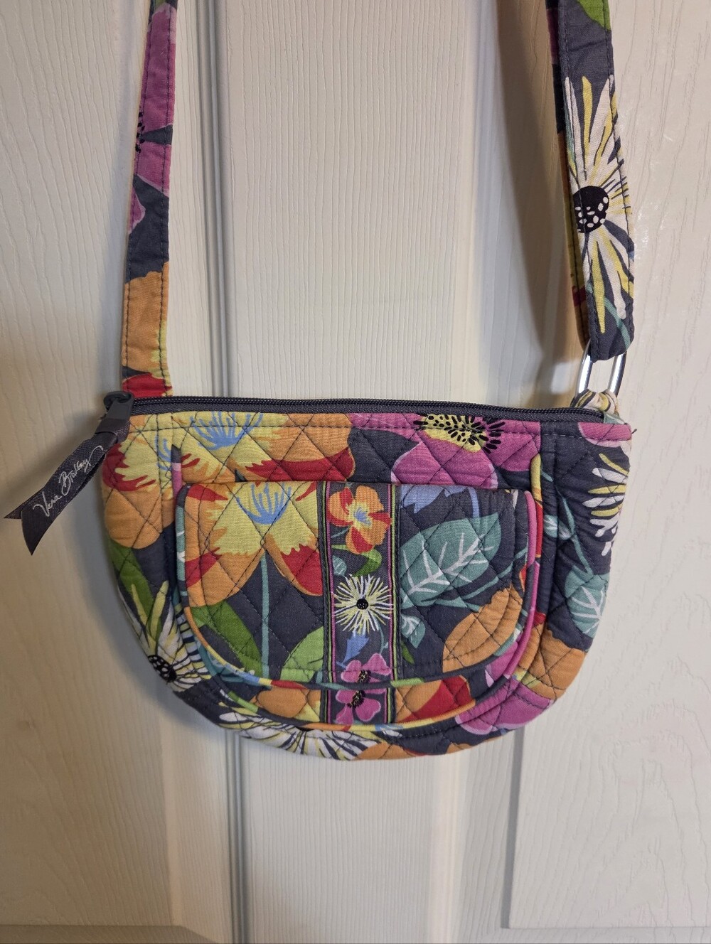 Vera Bradley Lizzy Crossbody Bag in Jazzy Blooms